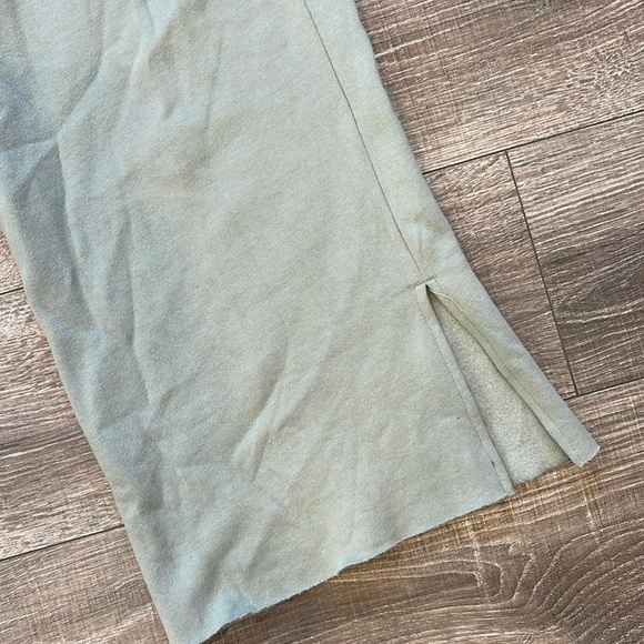 RISEN High Waist Slit Wide Leg pants (sage) - Picture 2 of 5